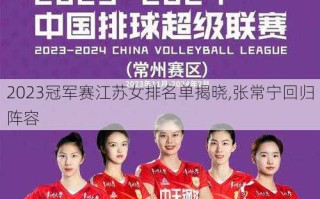 2023冠军赛江苏女排名单揭晓,张常宁回归阵容