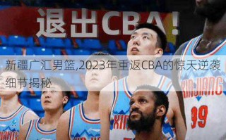 新疆广汇男篮,2023年重返CBA的惊天逆袭细节揭秘