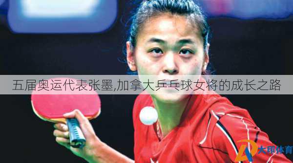 五届奥运代表张墨,加拿大乒乓球女将的成长之路